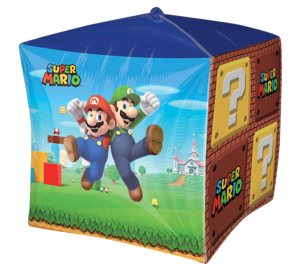 Anagram 15" Super Mario Cubez Foil Balloon